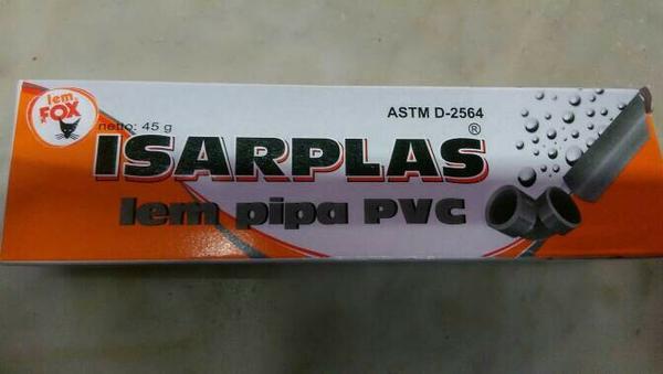 Lem Pipa PVC Isarplas Tube 45g Murah Gudang Material