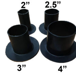 Corong Talang Air Karet Warna Hitam Ukuran 2 1/2